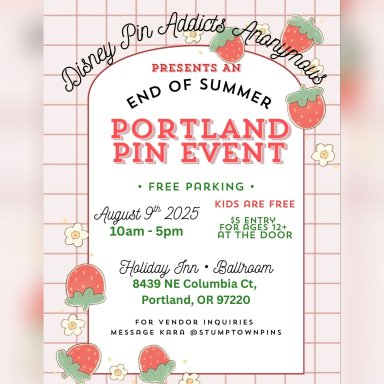 End of Summer Portland Pin Event, August 9, 2025
