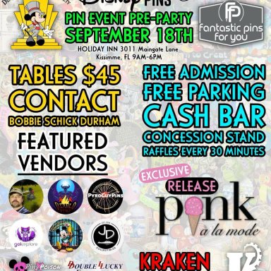 25 Years of Disney Pins Pre-Party Pin Trading Event, September 18, 2025