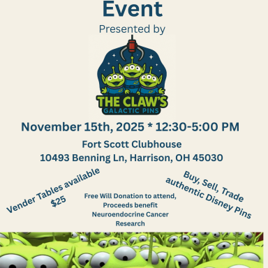 Tri-State Pin Trading Event, November 15, 2025