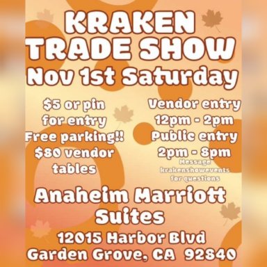 Kraken Trade Show, November 1, 2025 event image