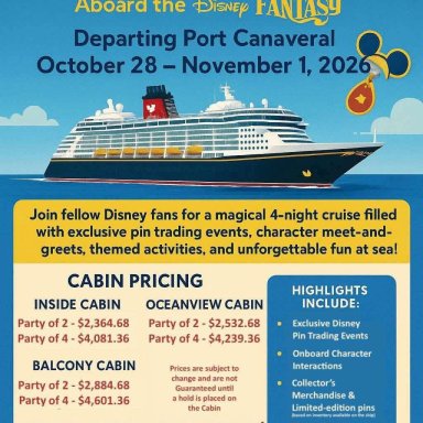 Disney Pin Trading Cruise 2026
