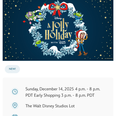 Jolly Holiday with D23