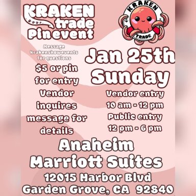 Kraken trade Pin Event, Jan. 25th, 2026