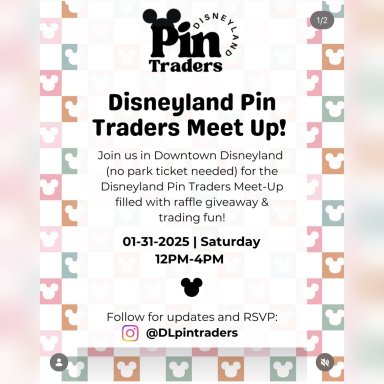Disneyland Pin Traders Meet Up!