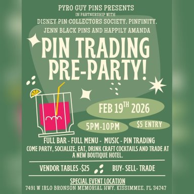 Pyro Guy Pins Presents: Pin Trading Pre-Party, February 19, 2026
