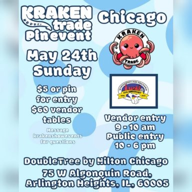 Kraken trade Pin event, Chicago, May 24, 2026