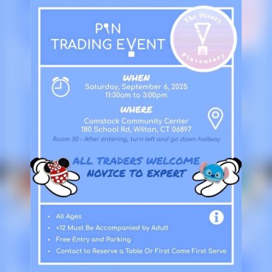 Spring into Trading! Pin Trading Event, April 18, 2026