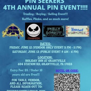Northeast Disney Pin Traders, 4th Annual PTE, June 12-13, 2026