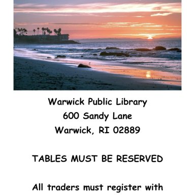 Rhode Island Trading Event, June 20, 2026