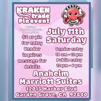 Kraken trade Pin Event, July 11th, 2026