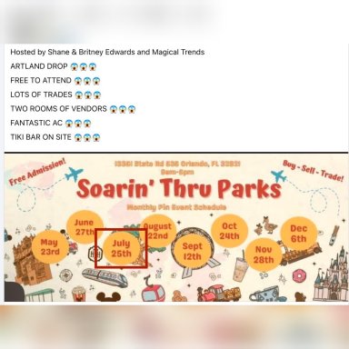 Orlando FL, Soarin' Thru Parks Pin Trading Event, Oct/Nov, 2026