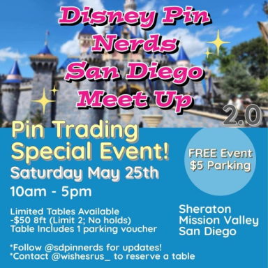 Disney Pin Nerds San Diego Meetup