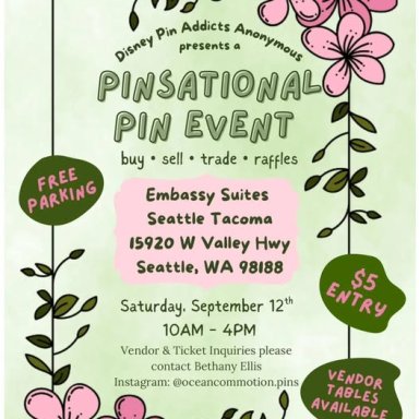 Seattle, Pinsational Pin Event, September 12, 2026