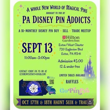 Philadelphia, Disney Pin Addicts, Sept. 12, 2026