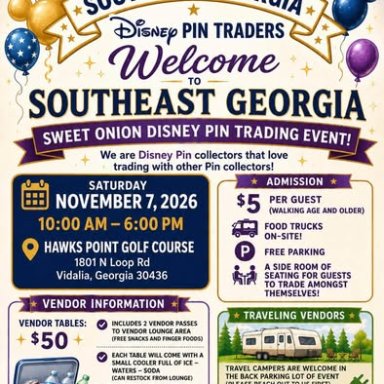 Southeast, GA; Sweet Onion Pin Trading Event; November 7, 2026