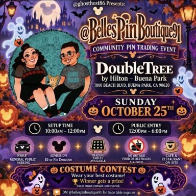 Buena Park, CA; Belles Pin Boutique91, Community Pin Trading Event; October 25, 2026
