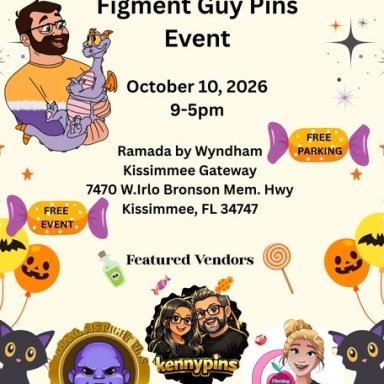 Kissimmee, FL; Figment Guy Pins Event; October 10, 2026