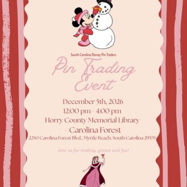 Myrtle Beach, SC; Pin Trading Event; December 5th 2026
