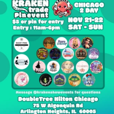 Arlington Heights Chicago Disney Pin Trading Event, Nov. 21-22, 2026