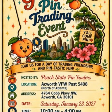 Georgia Pin Trading Event; January 23, 2027