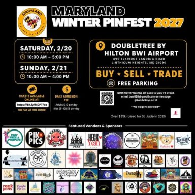 BWI, MD; Winter Pinfest; February 20-21, 2027