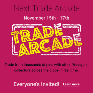 Trade Arcade from PinandPop.com, November 15th-17th, 2024