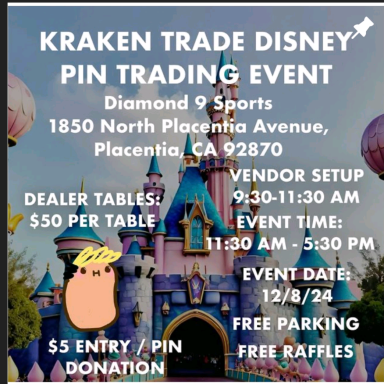 Kraken Trade Disney Pin Trading Event